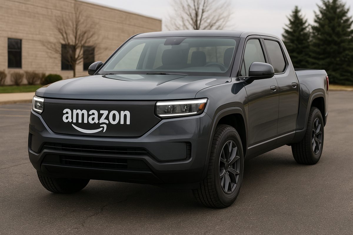 Jeff Bezos se pone al volante: llega el pick-up eléctrico de Amazon