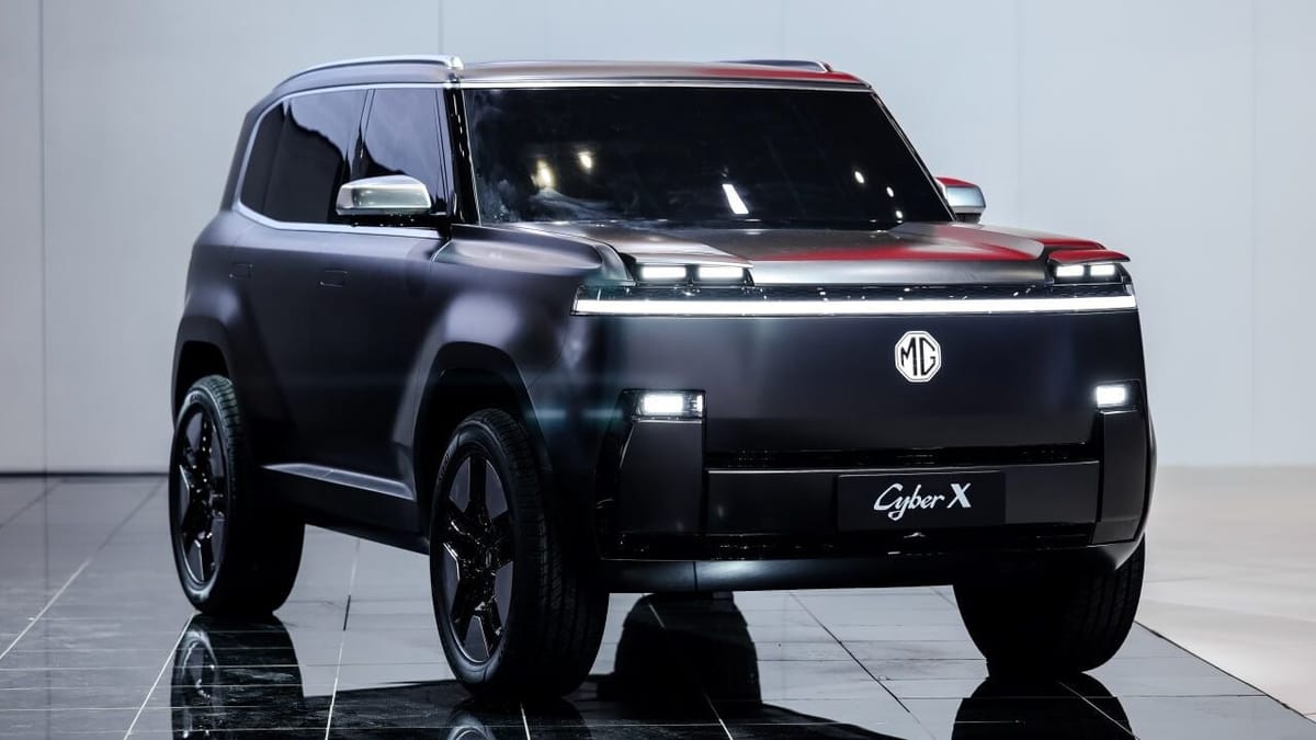MG Cyber X, el SUV eléctrico que parece sacado de Akira