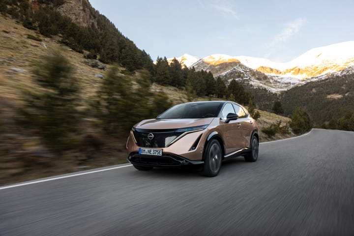 Nissan Ariya 87 kWh e-4ORCE Evolve: zen, músculo y watts en la tierra de Els Ports